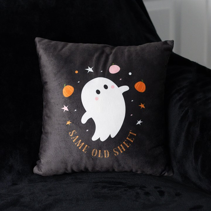 Square Same Old Sheet Ghost Cushion, image 1 of 5