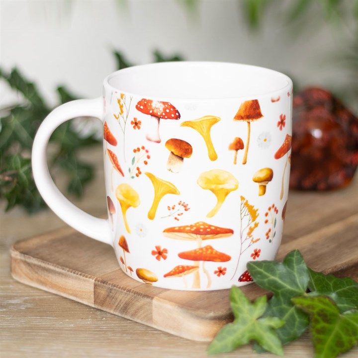 All Over Mushroom Print Mug, image 1 of 6