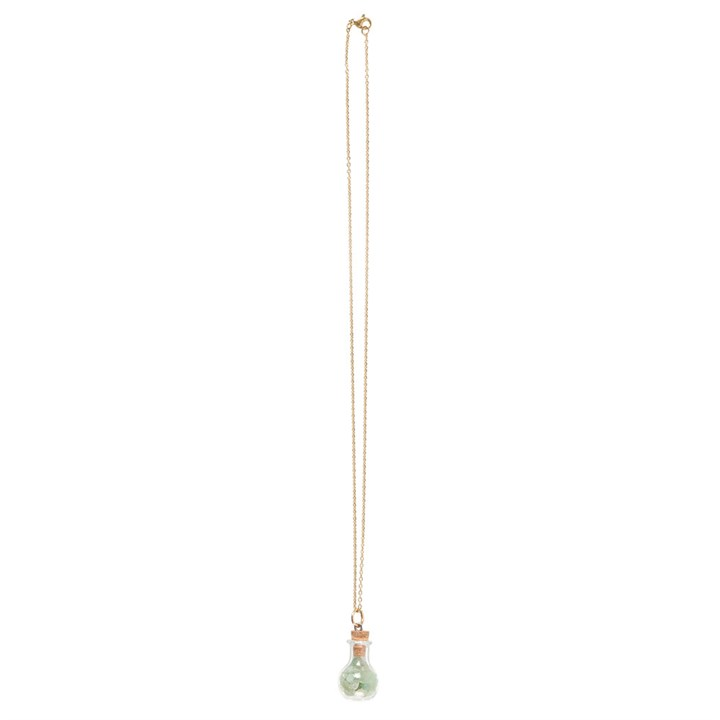 Green Witch Aventurine Potion Bottle Necklace, image 5 of 7