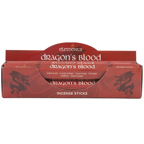 Set of 6 Packets of Elements Dragon's Blood Incense Sticks, image 1 of 2