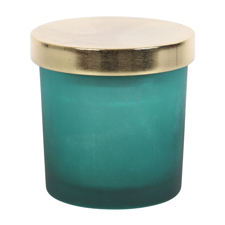 Heart Chakra Mint Crystal Chip Candle, image 4 of 5