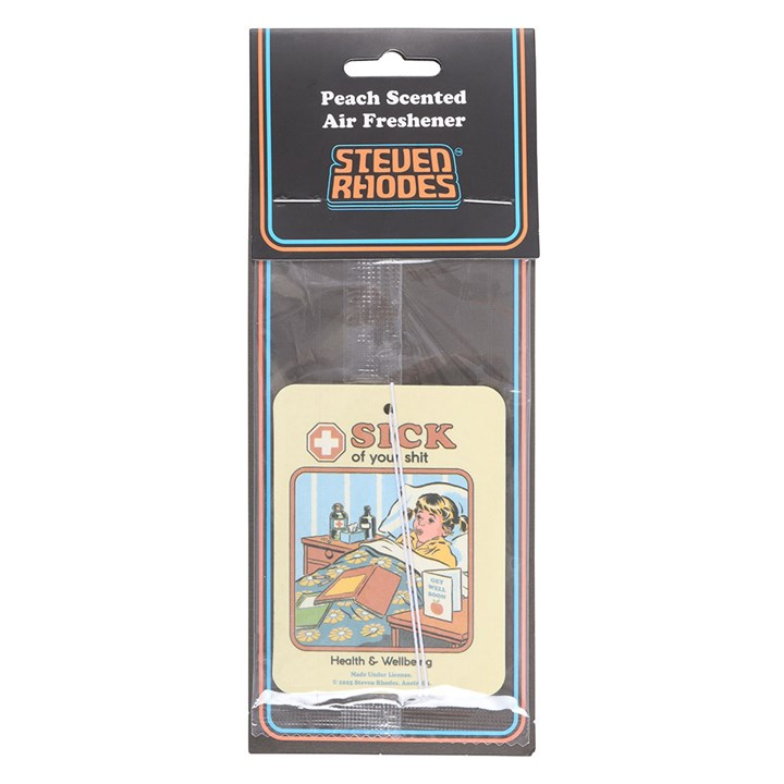 Sick of Your Sh*t Peach Air Freshener by Steven Rhodes, image 2 of 4