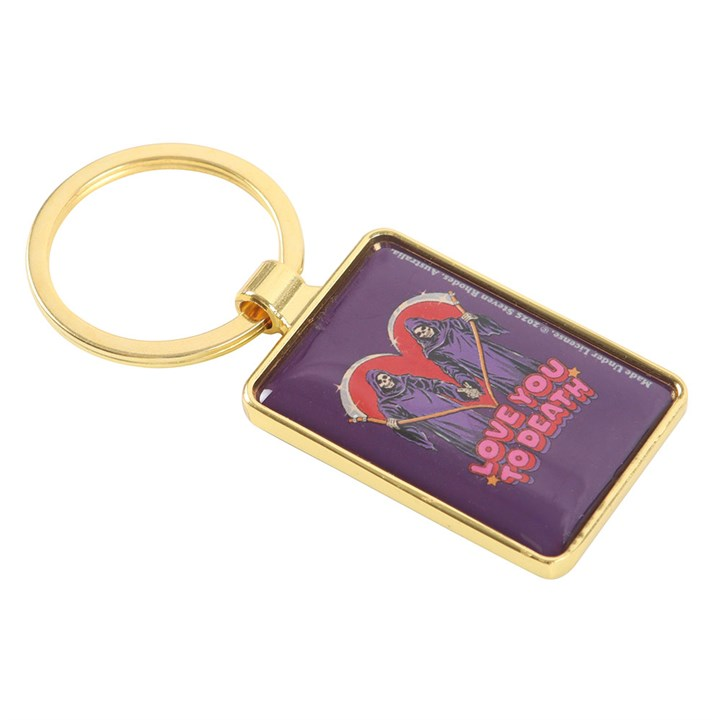 Love You To Death Keyring by Steven Rhodes, image 4 of 6