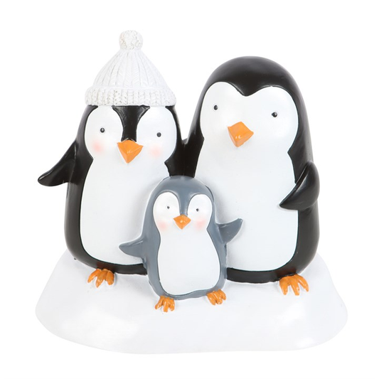 Penguin Family Resin Ornament, image 1 of 5