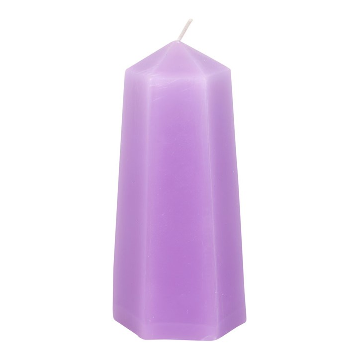 Calming Crystal Candle with Rough Amethyst, image 4 of 5