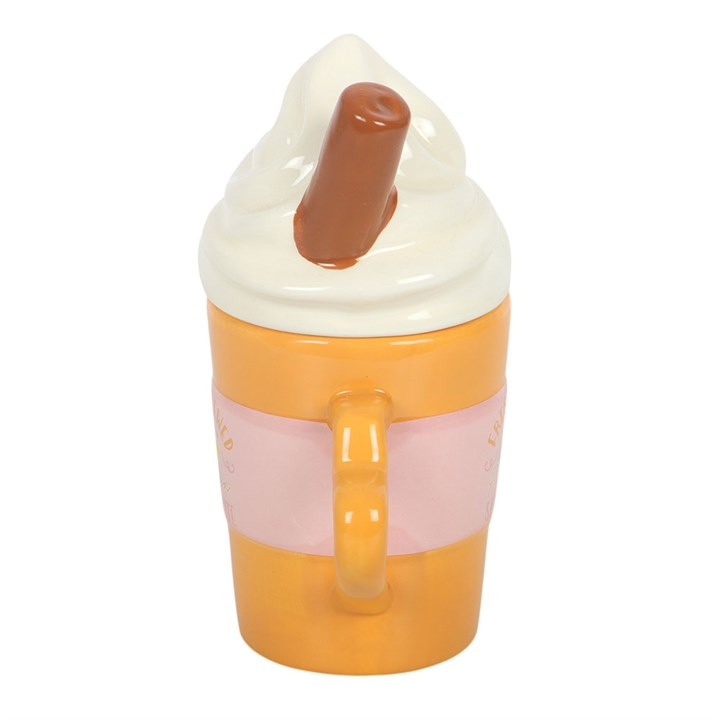 Fresh Brewed Pumpkin Spice Latte Lidded Mug, image 5 of 7