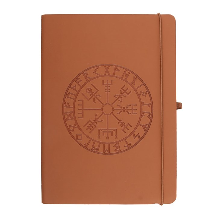 Viking Compass A5 Faux Leather Journal with Pen, image 2 of 5
