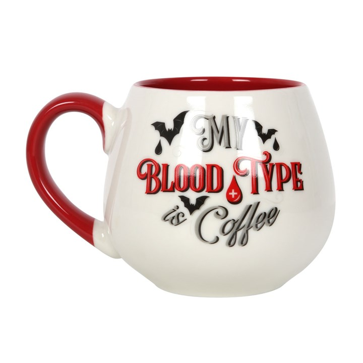My Blood Type is Coffee Rounded Mug, image 1 of 4