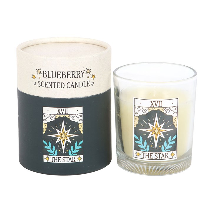 The Star Vintage Tarot Blueberry Candle, image 2 of 4