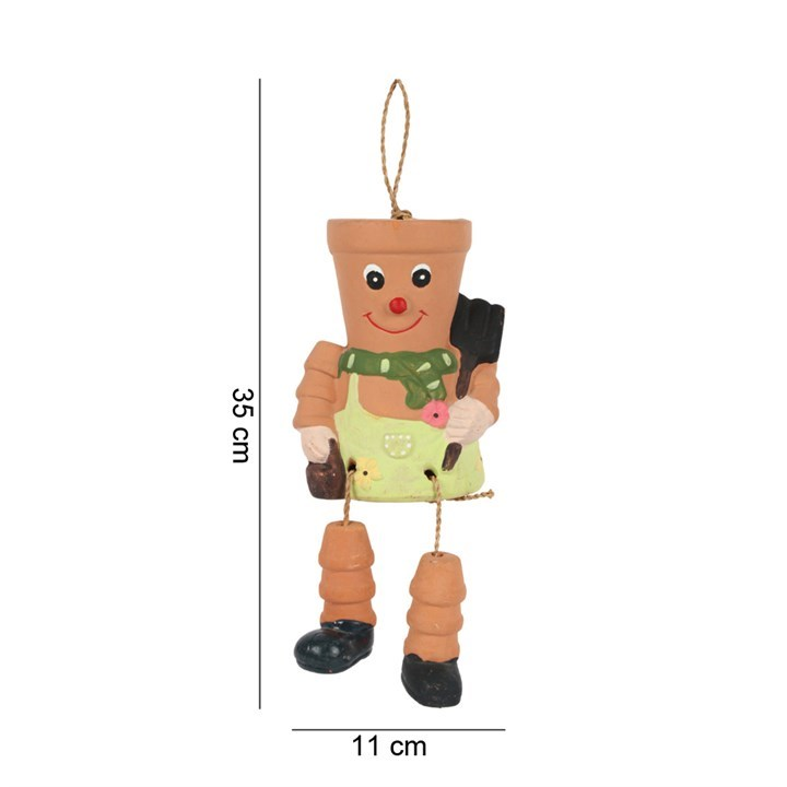 Terracotta Pot Man Planter, image 4 of 4