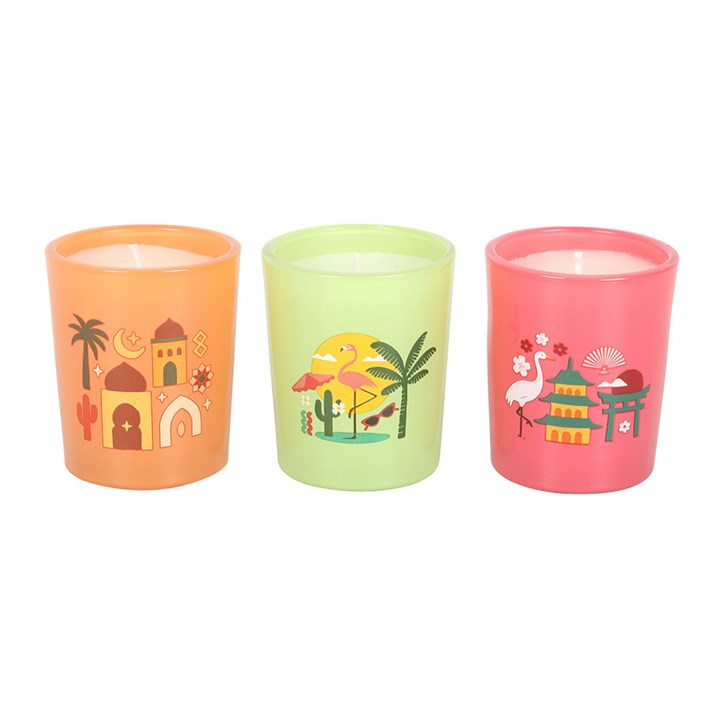 Scents Around the World Scented Candle Trio, image 4 of 5