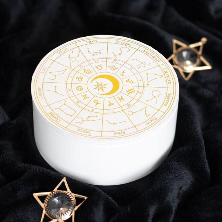 Astrology Wheel Jewellery Storage Box, image 4 of 5