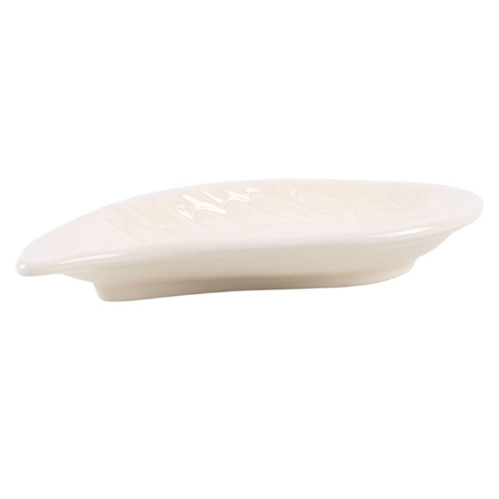 Off White Angel Wing Trinket Dish, image 5 of 6
