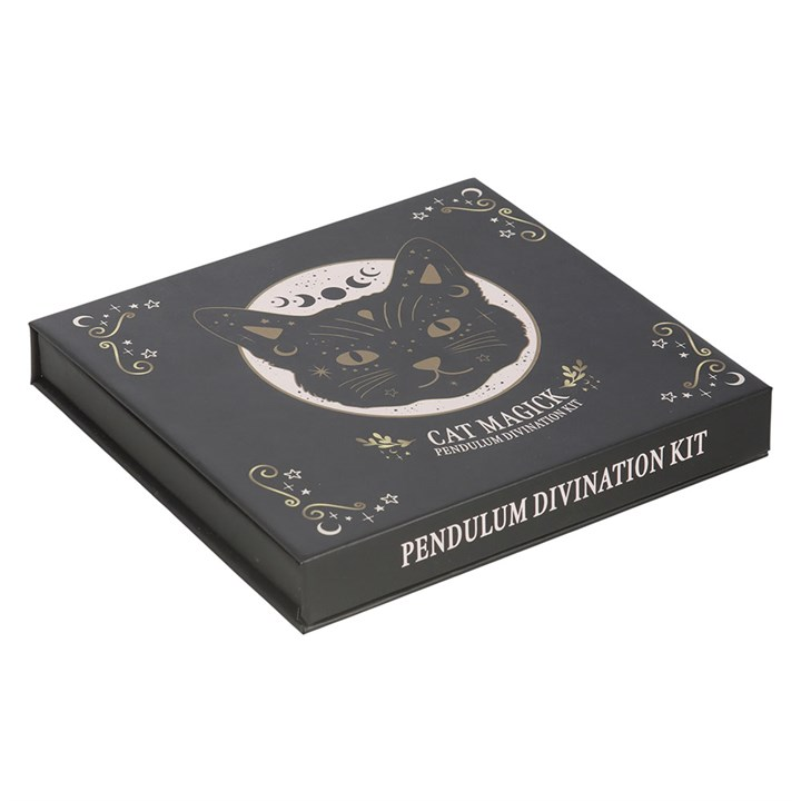 Black Cat Magick Pendulum Divination Kit, image 3 of 4