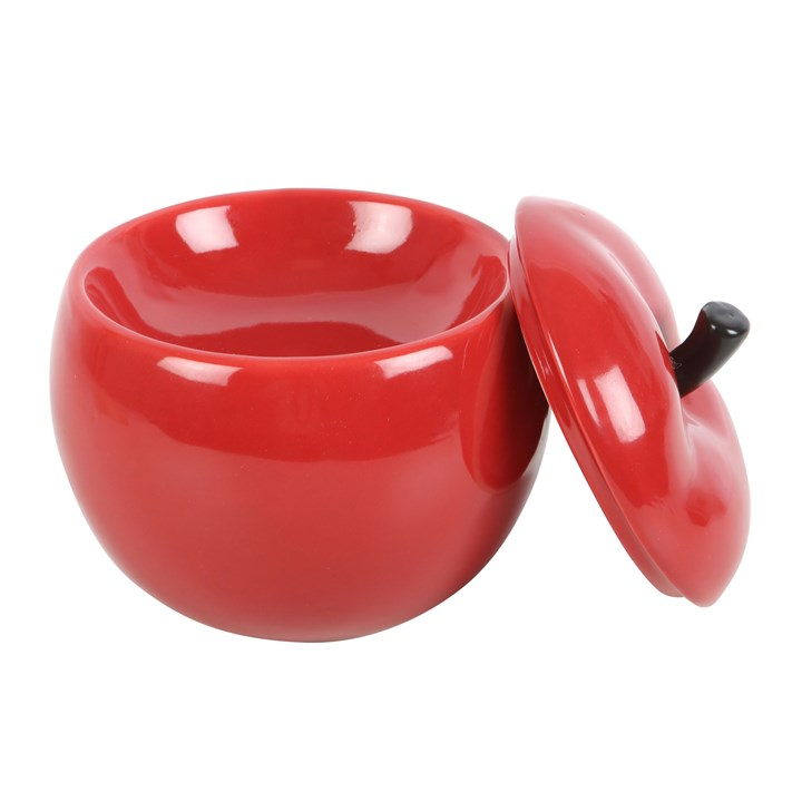 Red Apple Ceramic Oil Burner, image 3 of 4