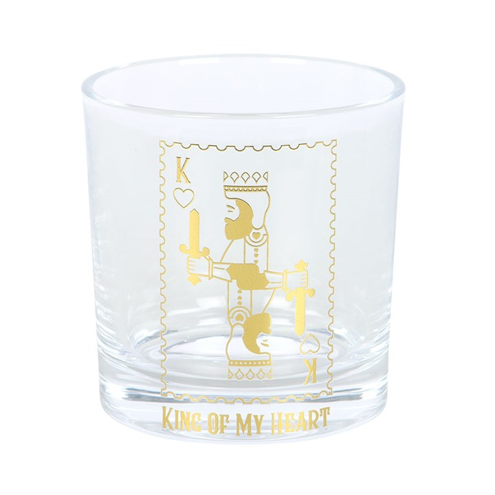King of My Heart Drinking Glass, image 2 of 5
