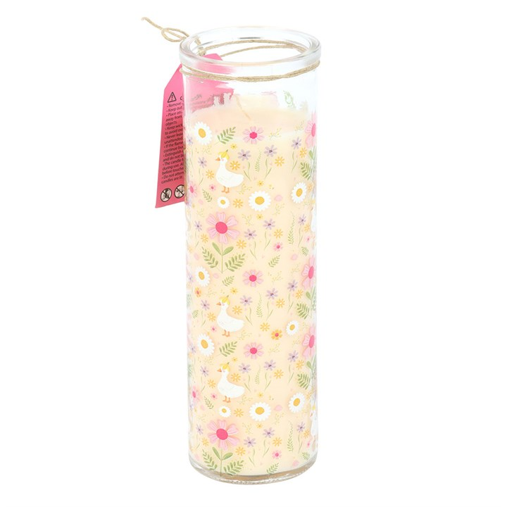 Daisy & Duck Print Vanilla Tube Candle, image 3 of 5