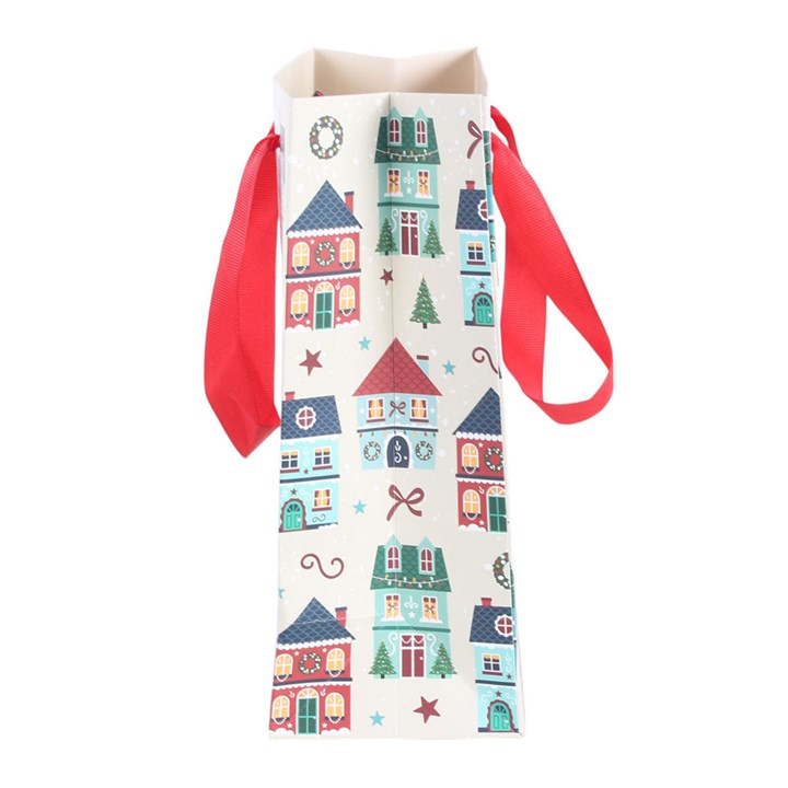 Christmas Street Print Gift Bag, image 3 of 6