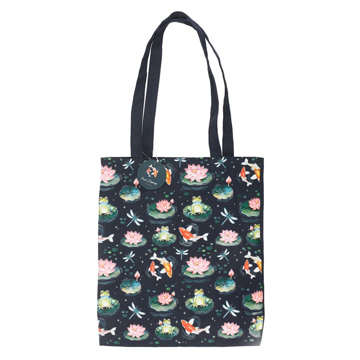 Pond Print Polycotton Tote Bag, image 2 of 4