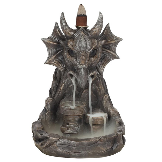 Grey Dragon Backflow Incense Burner, image 1 of 3