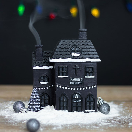 Haunted Holiday House Incense Cone Burner, image 1 of 6