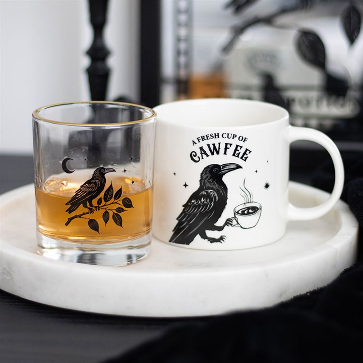 Fresh Cup of Cawfee Raven Mug, image 5 of 5