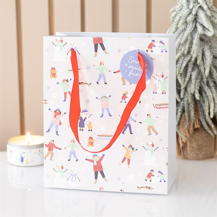 Snow Much Fun Print Gift Bag, image 2 of 6