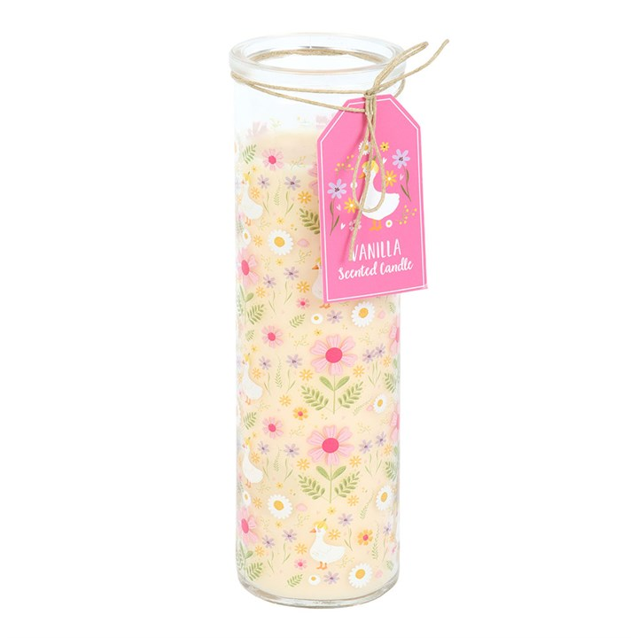Daisy & Duck Print Vanilla Tube Candle, image 2 of 5
