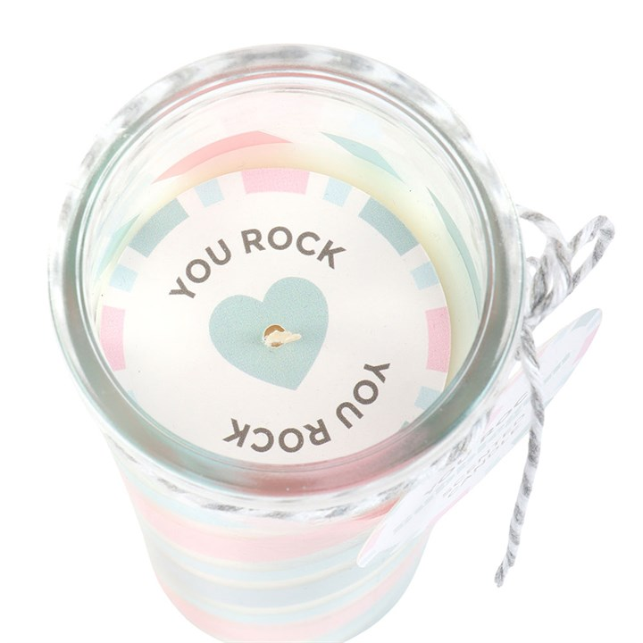 Candy Stripe Bubblegum Tube Candle, image 4 of 5
