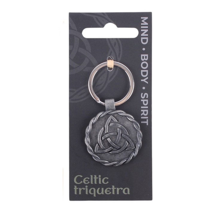 Celtic Triquetra Knot Keyring, image 3 of 5