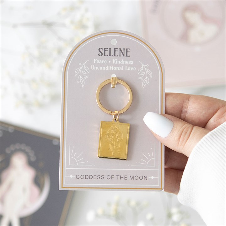 Selene Goddess Talisman Keyring, image 1 of 5