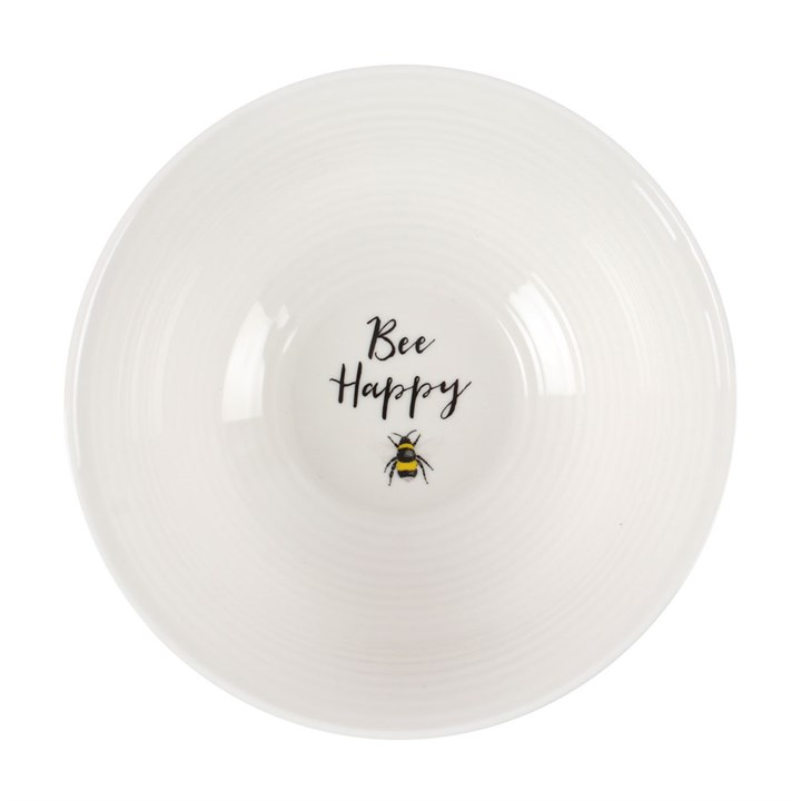 Bee Happy Ceramic Bowl, image 1 of 5