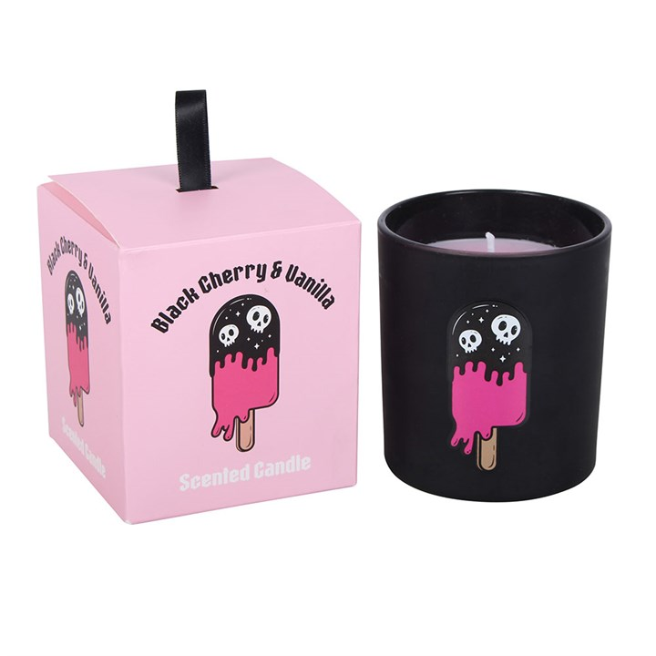 Black Cherry & Vanilla Scented Candle, image 3 of 6