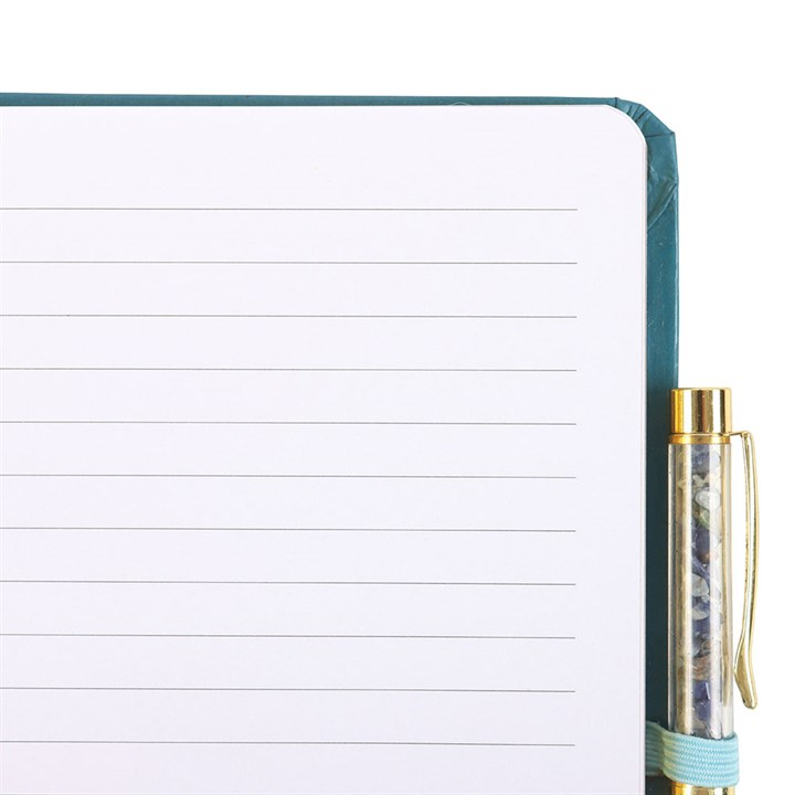 Hand of Hamsa A5 Notebook with Crystal Chip Pen, image 4 of 5