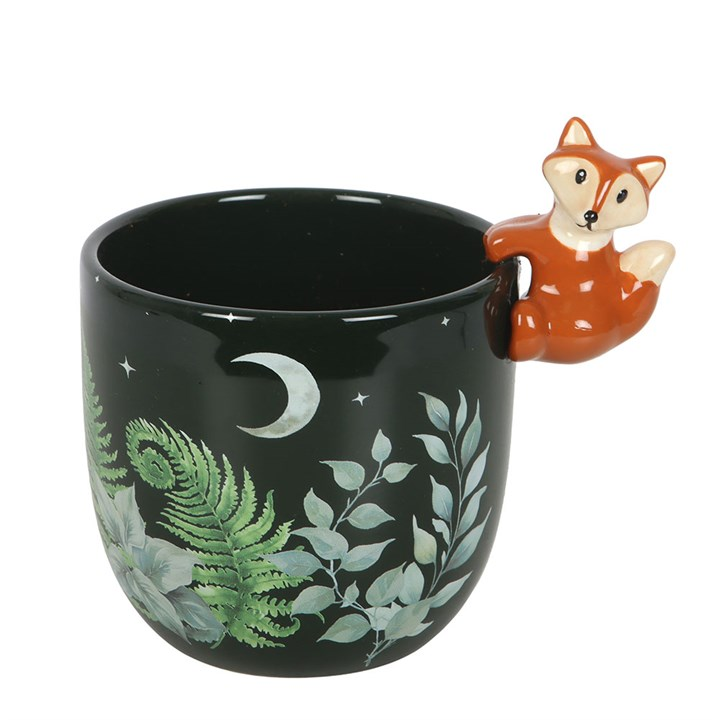 Green Forest Plant Pot with Fox, image 2 of 5