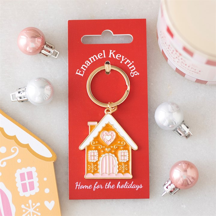 Gingerbread House Keyring, image 1 of 5