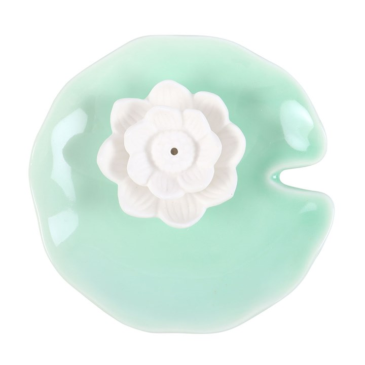 Lotus Flower Incense Stick Holder and Trinket Dish, image 4 of 6