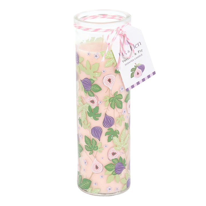 Fig Tree Print Vanilla & Fig Tube Candle, image 3 of 6