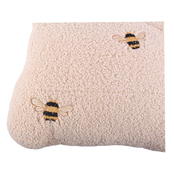 White Beehive Boucle Cushion, image 5 of 5