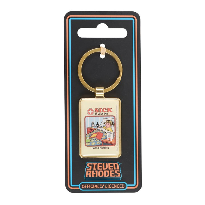 Sick of Your Sh*t Keyring by Steven Rhodes, image 2 of 6