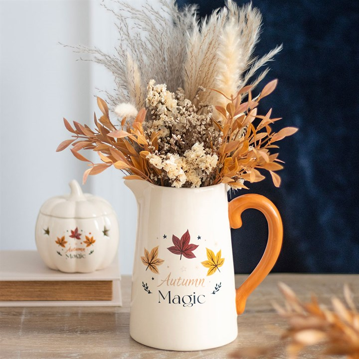 Autumn Magic Ceramic Flower Jug, image 1 of 5