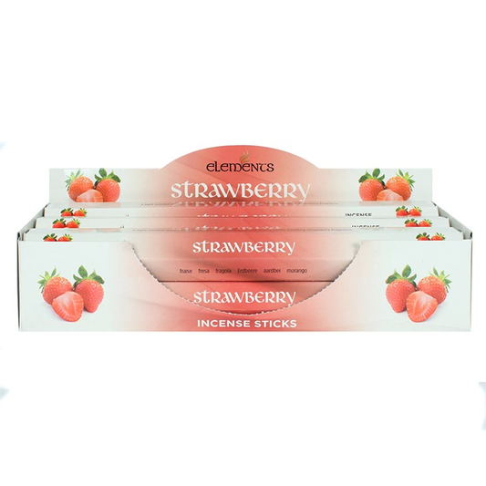 Set of 6 Packets of Elements Strawberry Incense Sticks, image 1 of 2