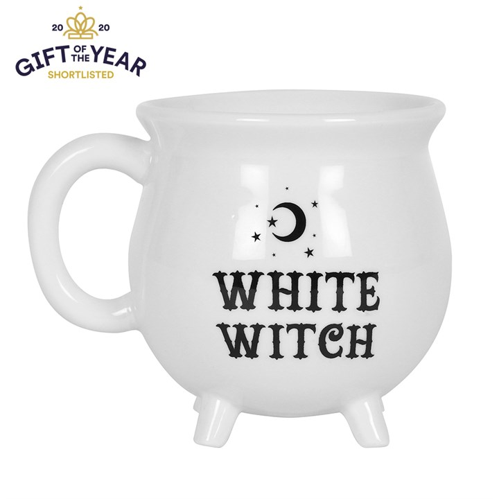 White Witch Cauldron Mug, image 2 of 4