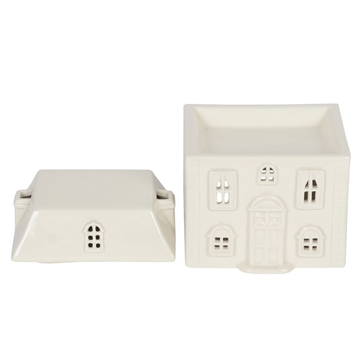 White Ceramic House Oil Burner, image 5 of 6