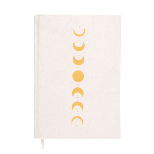 Moon Phase Velvet A5 Notebook, image 1 of 4