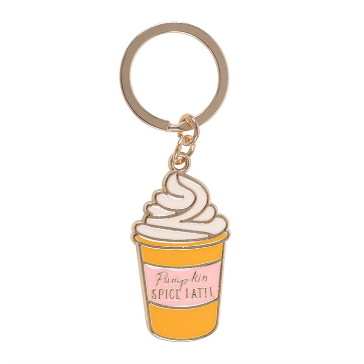 Pumpkin Spice Latte Keyring, image 3 of 5