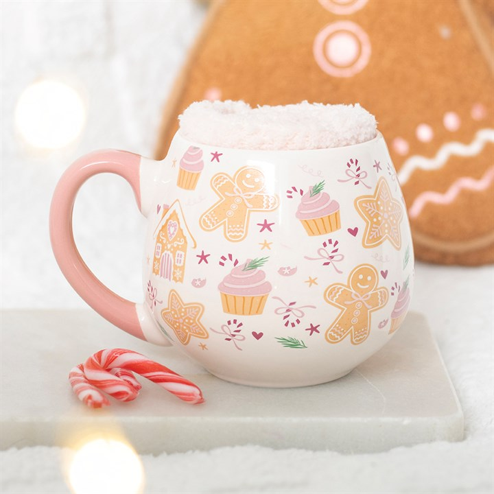 Sugarplum Bakery Print Mug and Socks Set, image 2 of 5
