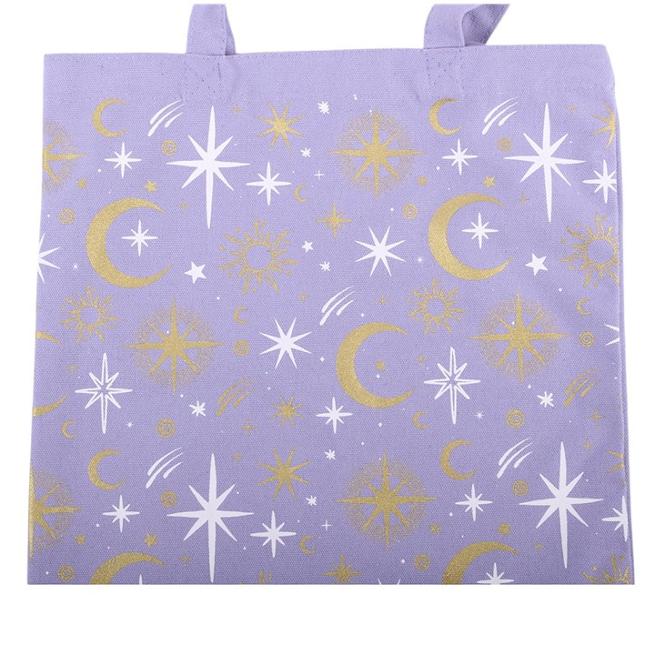 Purple Celestial Print Tote Bag, image 4 of 4