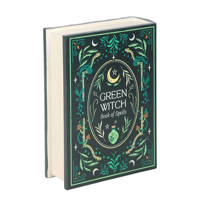 Green Witch Book Shaped Storage Box, image 3 of 5