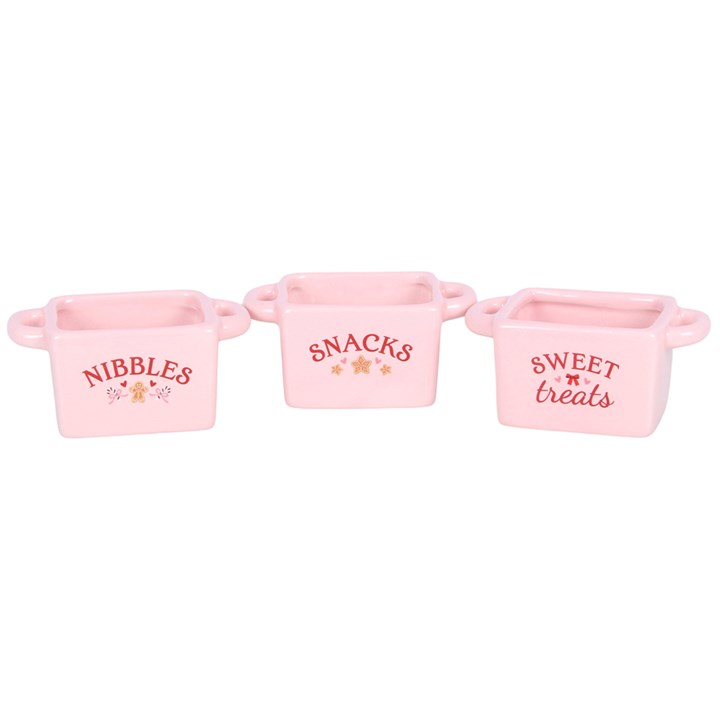 Set of 3 Sugarplum Bakery Snack Bowls, image 4 of 5